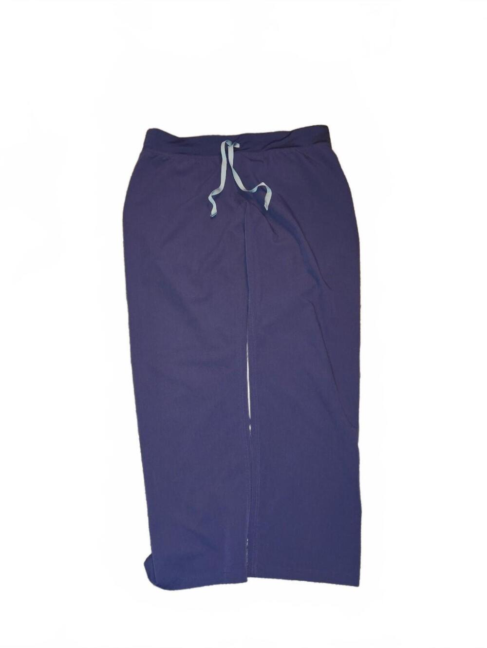 Figs Pants Womens L Purple Livingston High Waisted Straight Leg Scrub t21003n